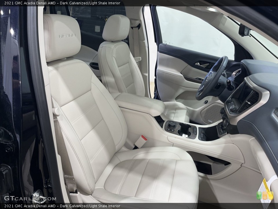 Dark Galvanized/Light Shale Interior Front Seat for the 2021 GMC Acadia Denali AWD #144039952