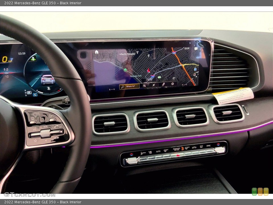 Black Interior Navigation for the 2022 Mercedes-Benz GLE 350 #144040045