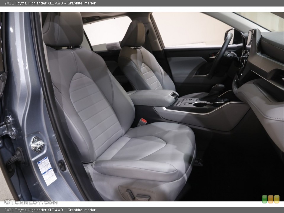 Graphite 2021 Toyota Highlander Interiors