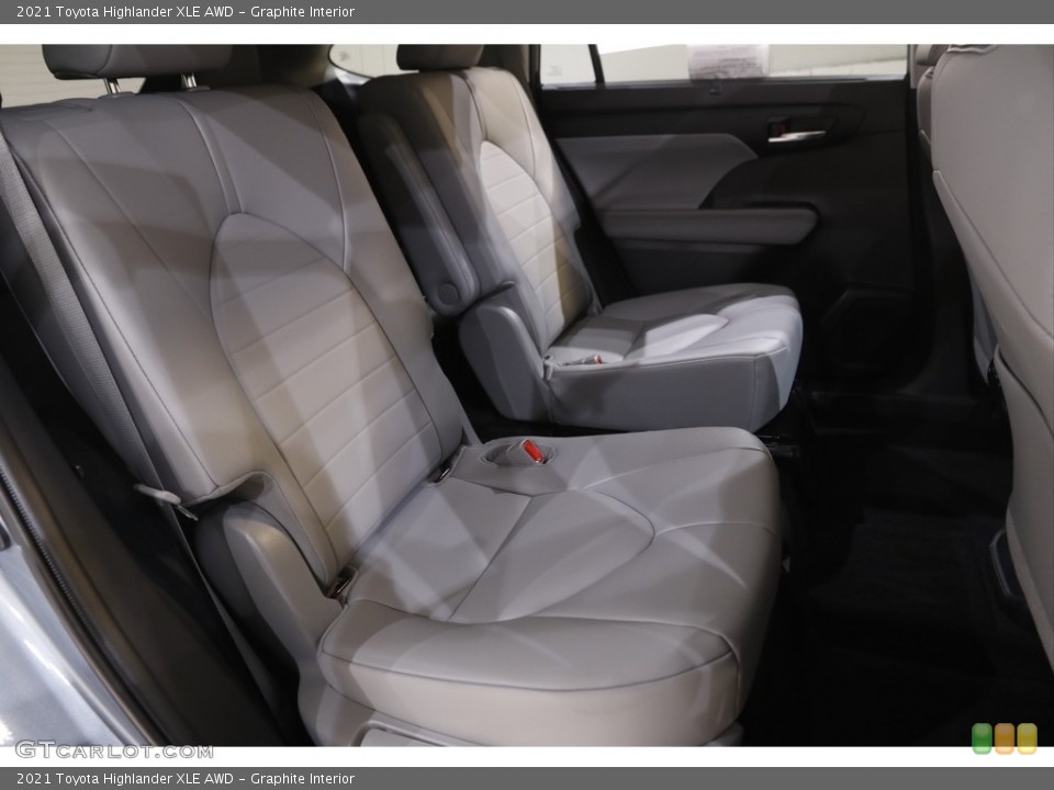 Graphite Interior Rear Seat for the 2021 Toyota Highlander XLE AWD #144043492
