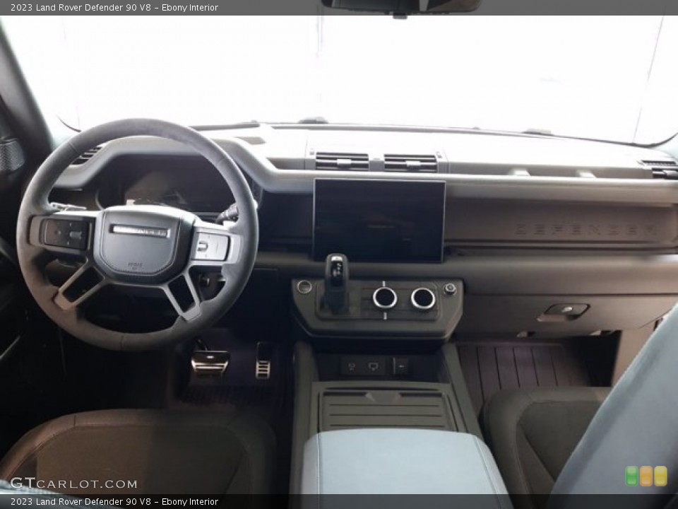 Ebony Interior Dashboard for the 2023 Land Rover Defender 90 V8 #144043846