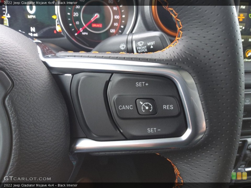 Black Interior Steering Wheel for the 2022 Jeep Gladiator Mojave 4x4 #144044115
