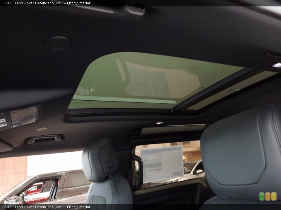 Ebony Interior Sunroof for the 2023 Land Rover Defender 90 V8 #144044188