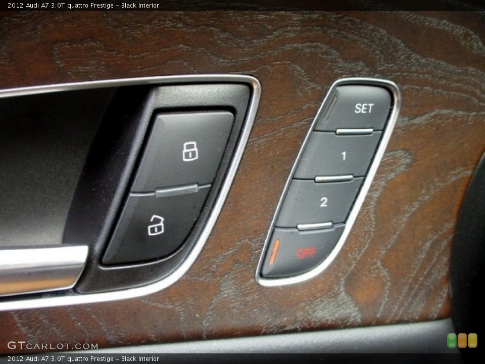 Black Interior Controls for the 2012 Audi A7 3.0T quattro Prestige #144044227