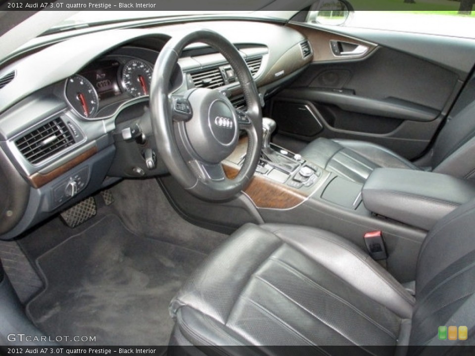 Black Interior Front Seat for the 2012 Audi A7 3.0T quattro Prestige #144044278