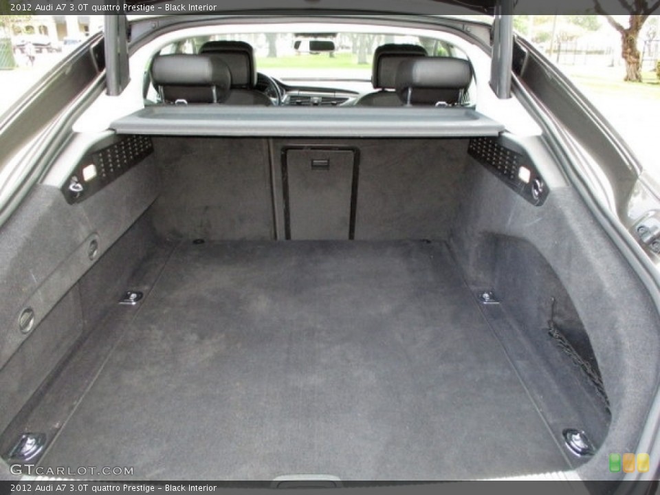 Black Interior Trunk for the 2012 Audi A7 3.0T quattro Prestige #144044551