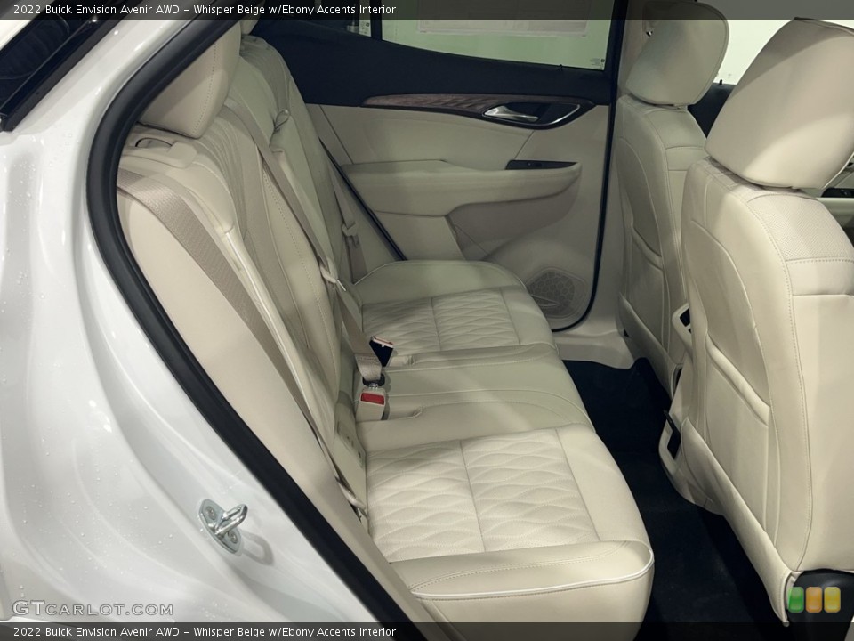 Whisper Beige w/Ebony Accents Interior Rear Seat for the 2022 Buick Envision Avenir AWD #144044824