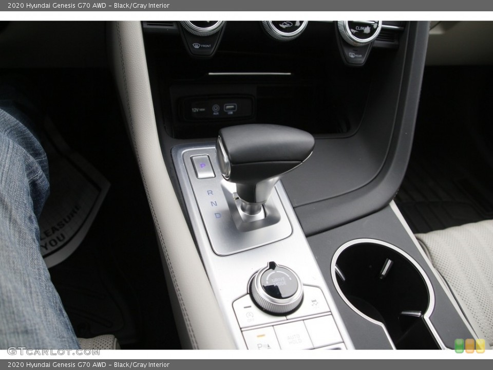 Black/Gray Interior Transmission for the 2020 Hyundai Genesis G70 AWD #144046765