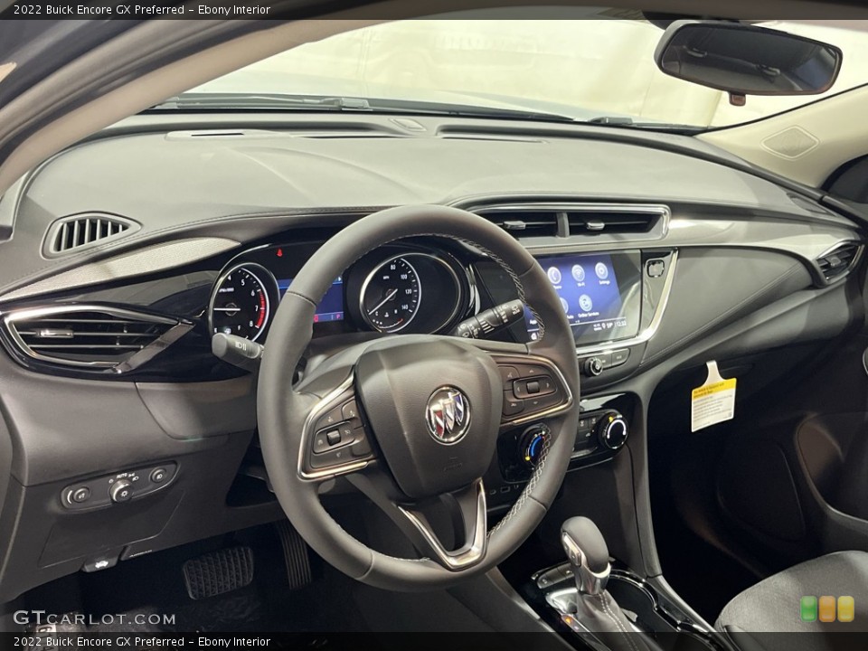 Ebony Interior Dashboard for the 2022 Buick Encore GX Preferred #144047065