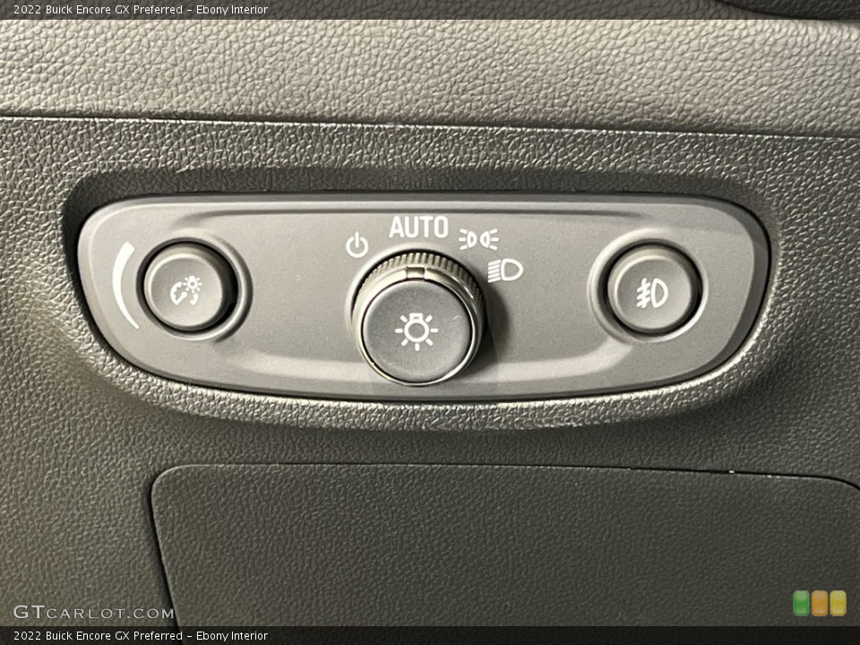 Ebony Interior Controls for the 2022 Buick Encore GX Preferred #144047278