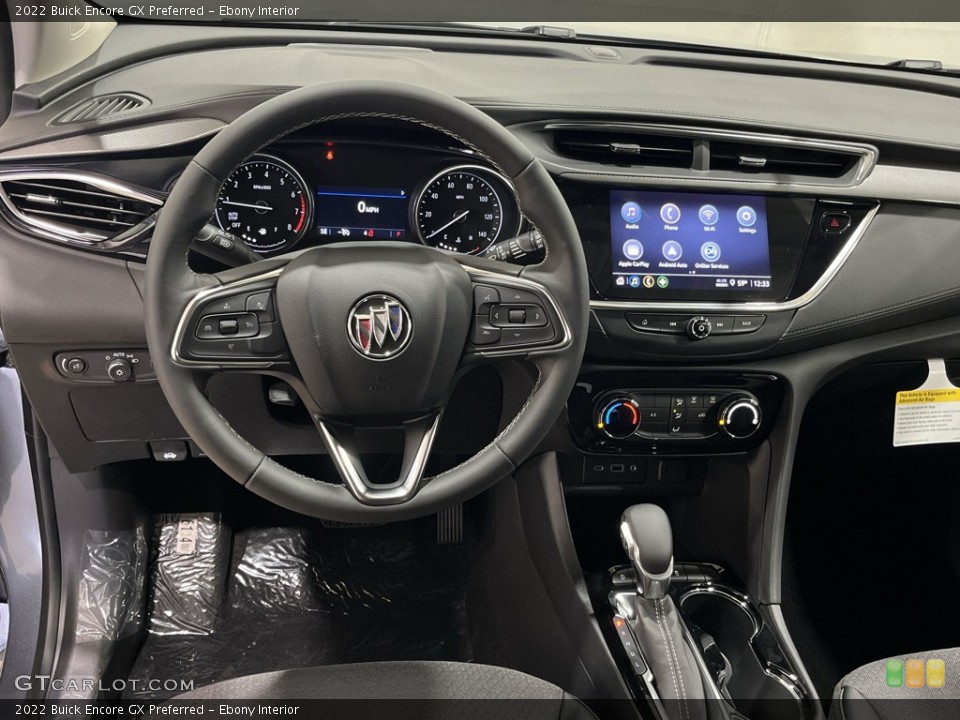 Ebony Interior Dashboard for the 2022 Buick Encore GX Preferred #144047341
