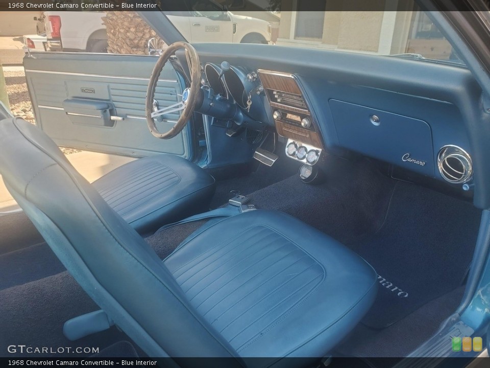 Blue 1968 Chevrolet Camaro Interiors