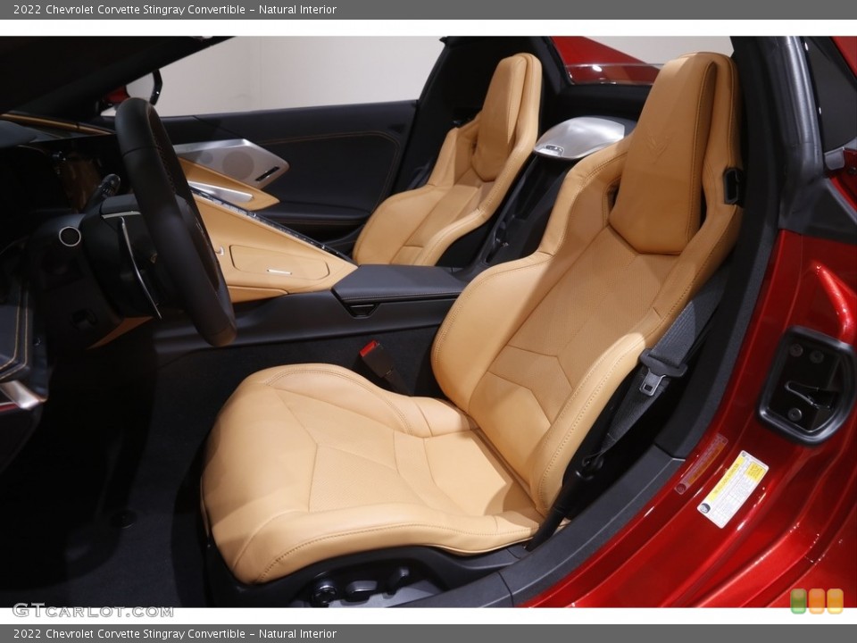 Natural Interior Front Seat for the 2022 Chevrolet Corvette Stingray Convertible #144049852