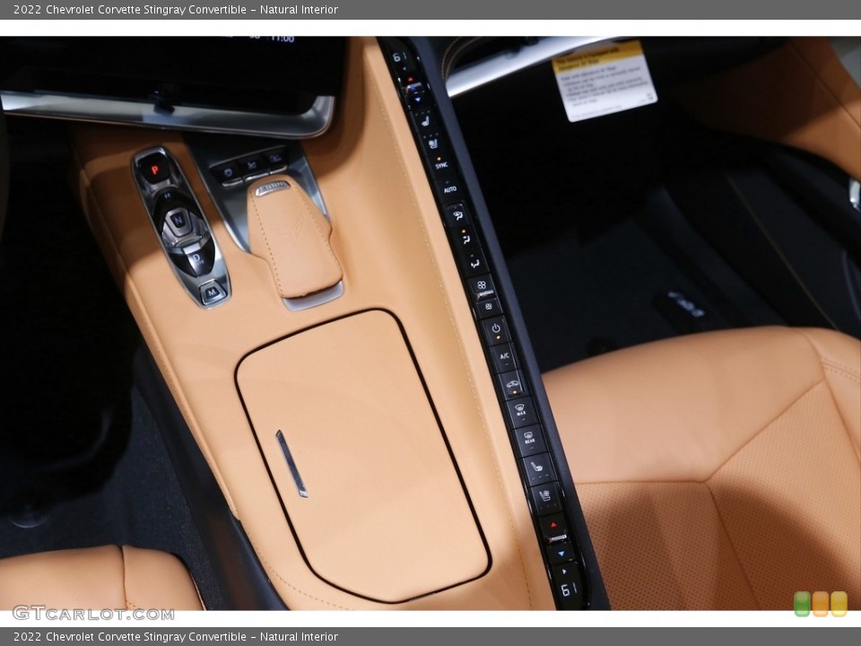 Natural Interior Controls for the 2022 Chevrolet Corvette Stingray Convertible #144049951