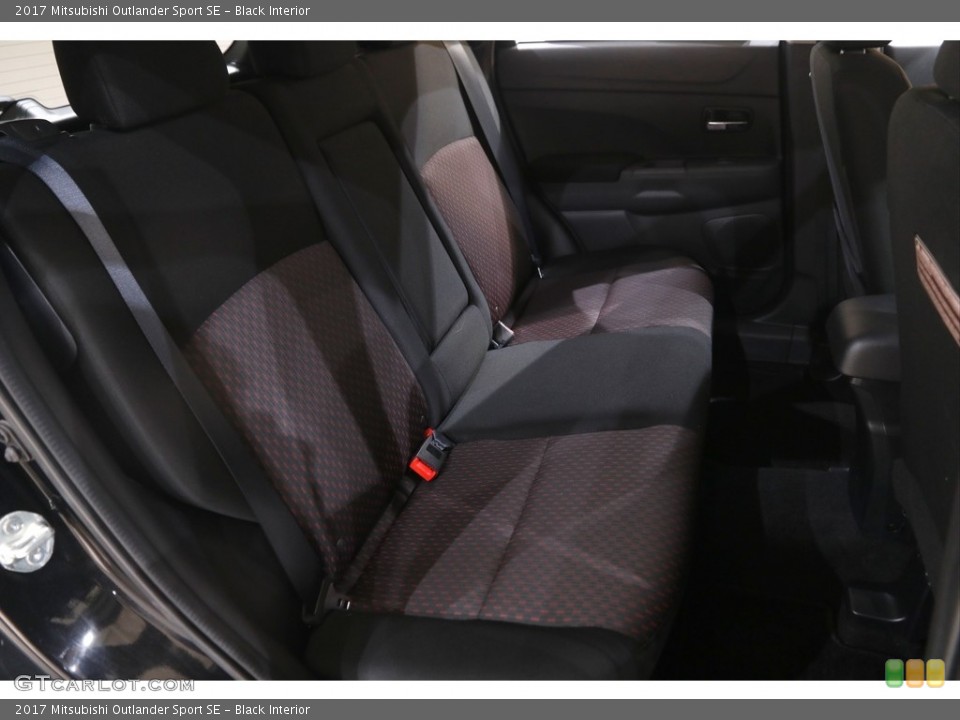 Black Interior Rear Seat for the 2017 Mitsubishi Outlander Sport SE #144050344