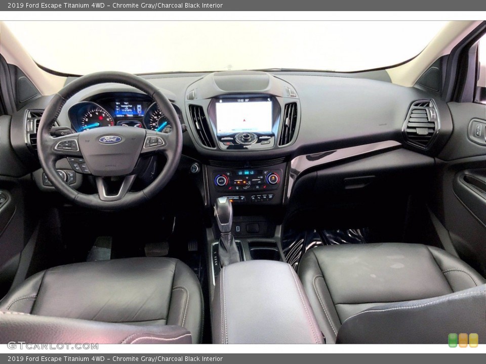 Chromite Gray/Charcoal Black Interior Prime Interior for the 2019 Ford Escape Titanium 4WD #144052397