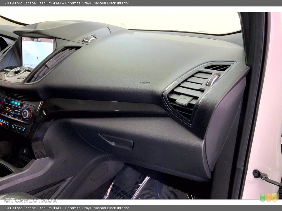 Chromite Gray/Charcoal Black Interior Dashboard for the 2019 Ford Escape Titanium 4WD #144052421