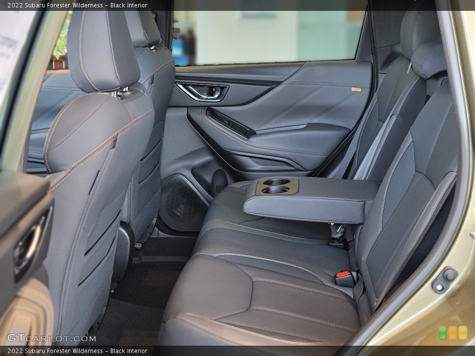 Black Interior Rear Seat for the 2022 Subaru Forester Wilderness #144054375