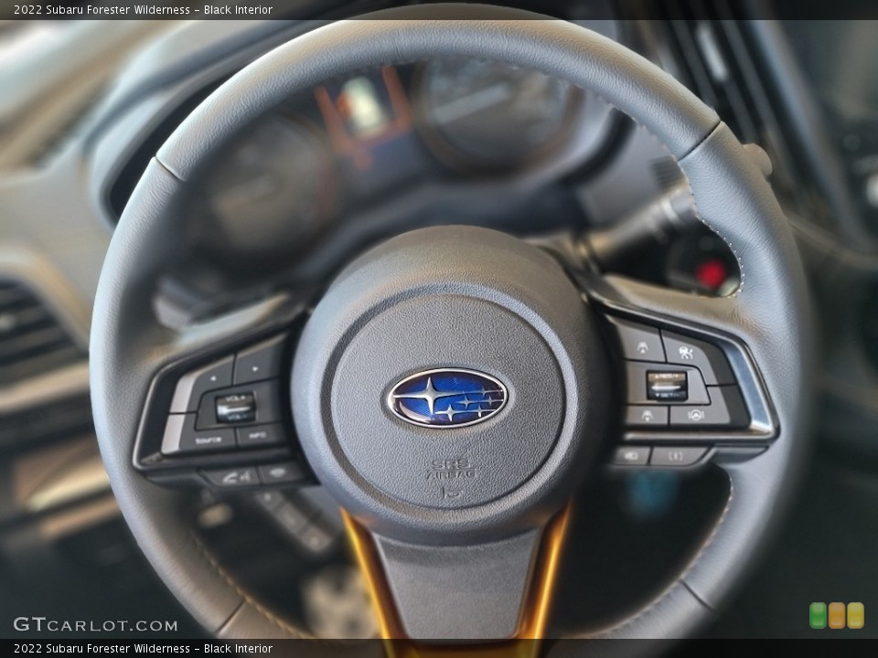 Black Interior Steering Wheel for the 2022 Subaru Forester Wilderness #144054462