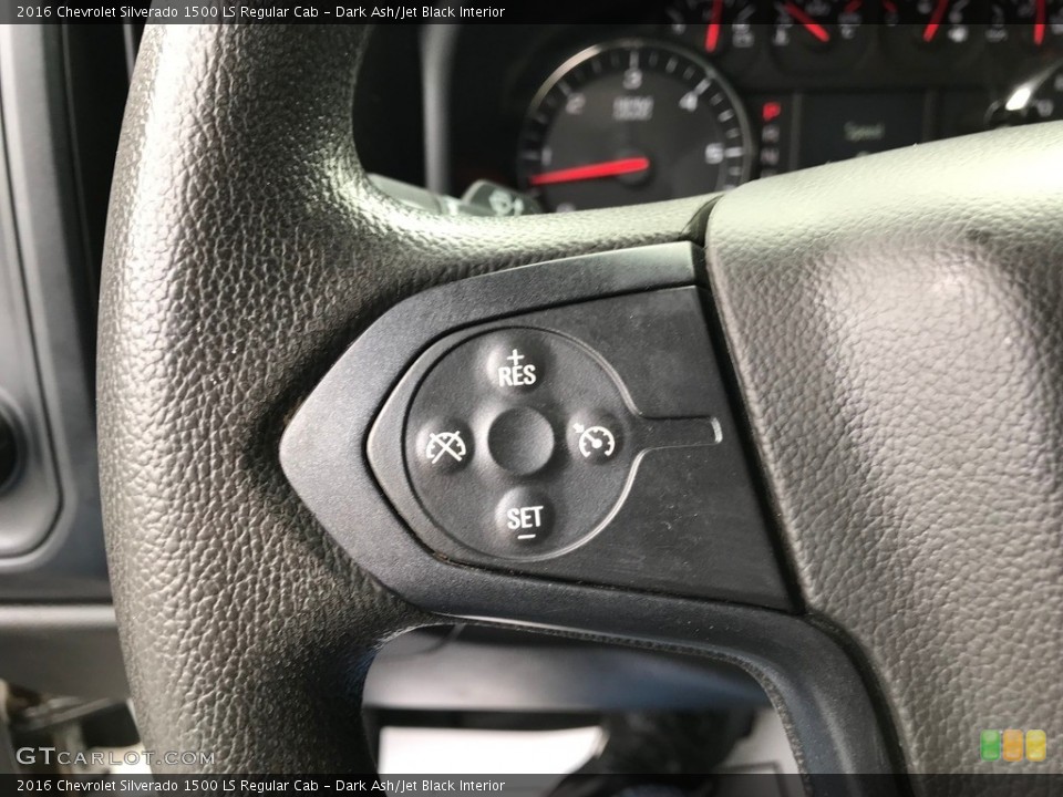 Dark Ash/Jet Black Interior Steering Wheel for the 2016 Chevrolet Silverado 1500 LS Regular Cab #144055533
