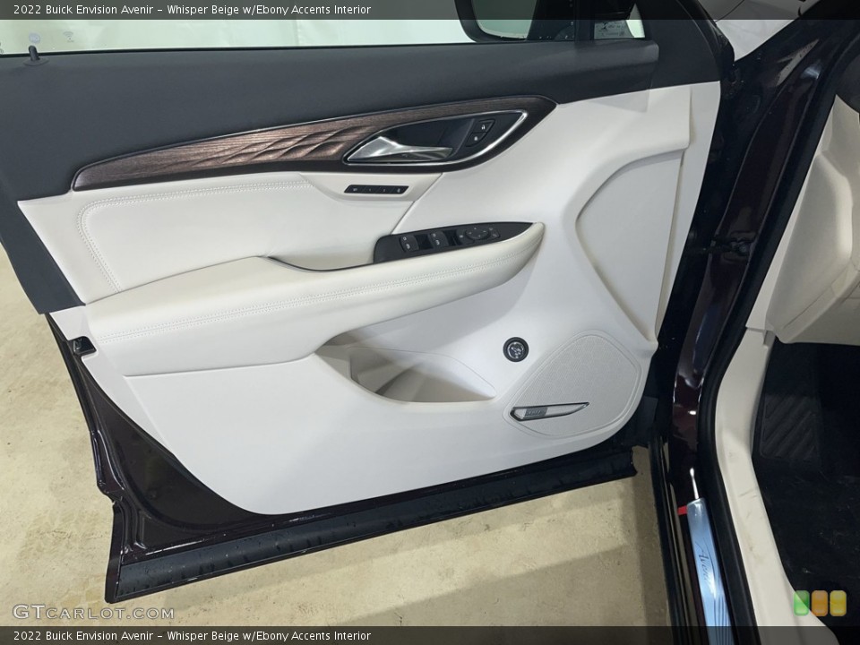Whisper Beige w/Ebony Accents Interior Door Panel for the 2022 Buick Envision Avenir #144057582