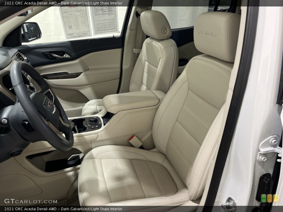 Dark Galvanized/Light Shale Interior Front Seat for the 2021 GMC Acadia Denali AWD #144058815
