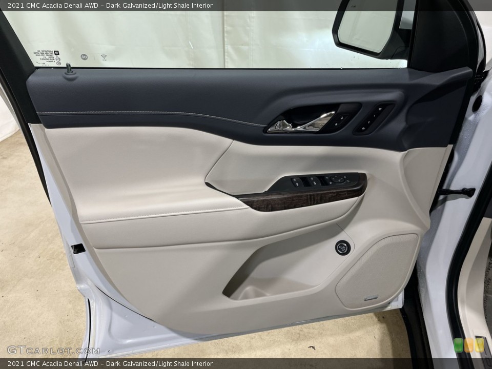 Dark Galvanized/Light Shale Interior Door Panel for the 2021 GMC Acadia Denali AWD #144058873
