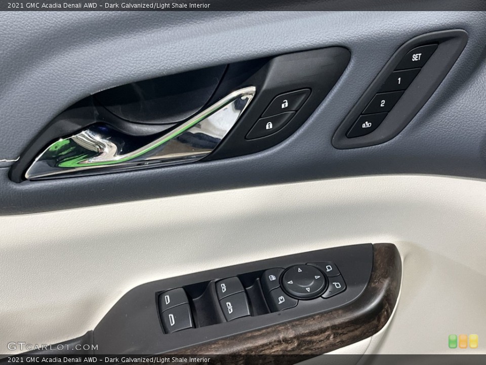 Dark Galvanized/Light Shale Interior Door Panel for the 2021 GMC Acadia Denali AWD #144058892