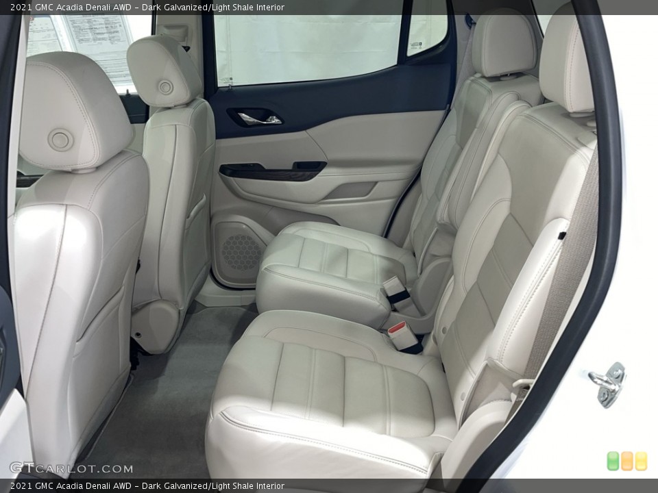 Dark Galvanized/Light Shale Interior Rear Seat for the 2021 GMC Acadia Denali AWD #144058936
