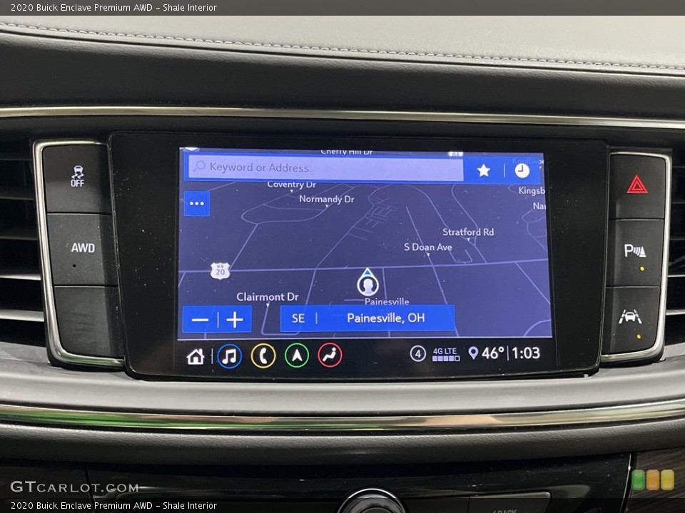 Shale Interior Navigation for the 2020 Buick Enclave Premium AWD #144061087