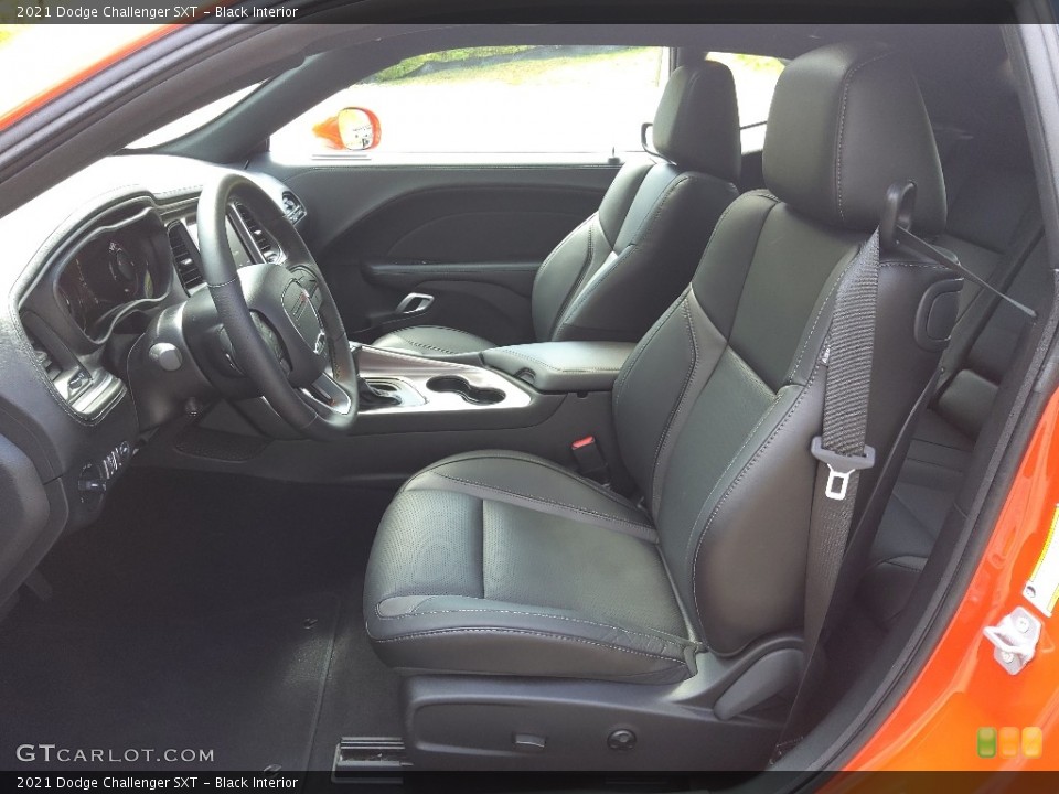 Black Interior Front Seat for the 2021 Dodge Challenger SXT #144062397