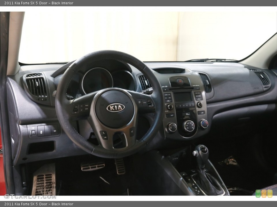 Black Interior Dashboard for the 2011 Kia Forte SX 5 Door #144062688