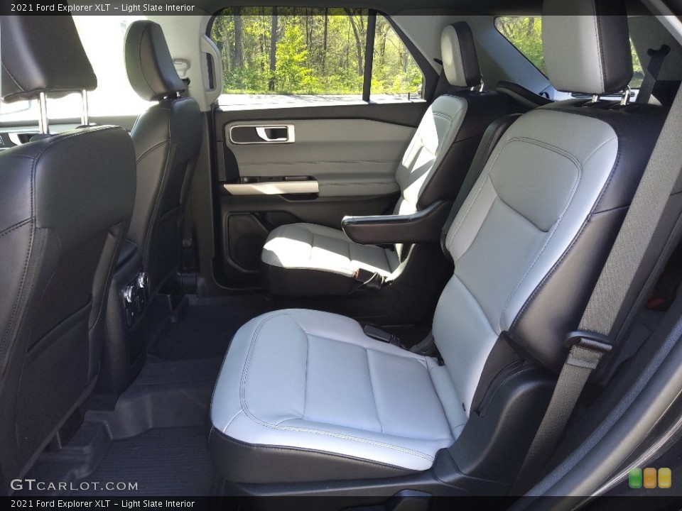 Light Slate Interior Rear Seat for the 2021 Ford Explorer XLT #144063396