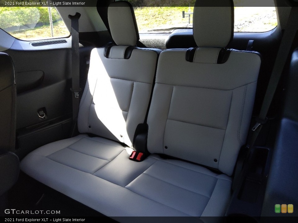 Light Slate Interior Rear Seat for the 2021 Ford Explorer XLT #144063432