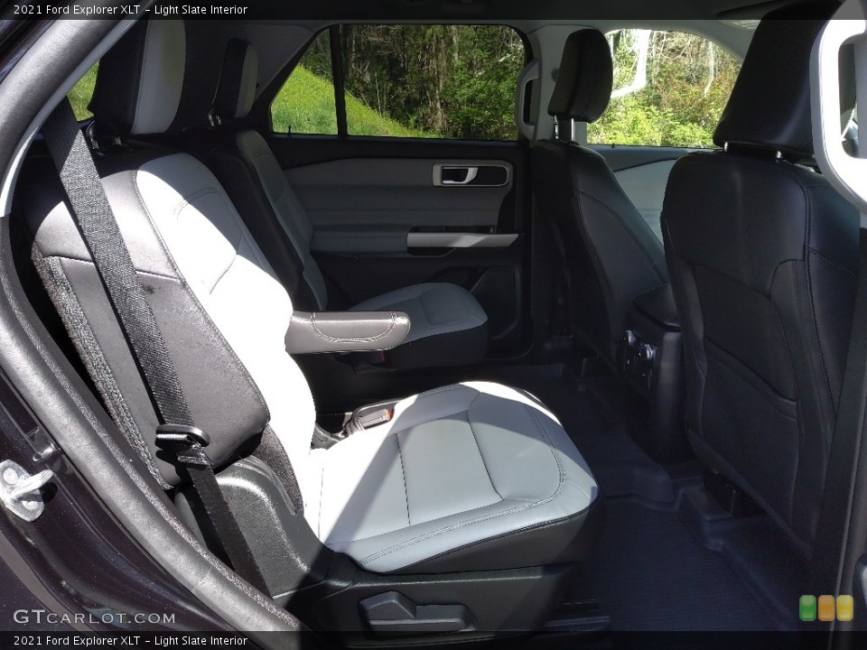 Light Slate Interior Rear Seat for the 2021 Ford Explorer XLT #144063519