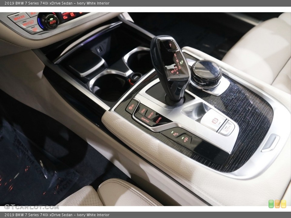 Ivory White Interior Transmission for the 2019 BMW 7 Series 740i xDrive Sedan #144065865