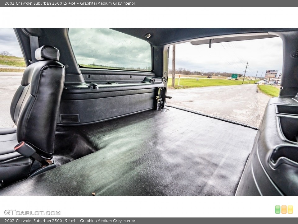 Graphite/Medium Gray Interior Rear Seat for the 2002 Chevrolet Suburban 2500 LS 4x4 #144065931