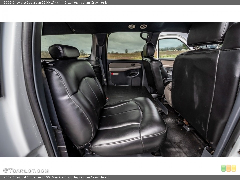 Graphite/Medium Gray Interior Rear Seat for the 2002 Chevrolet Suburban 2500 LS 4x4 #144065955