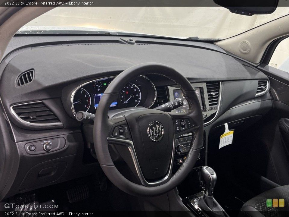 Ebony Interior Dashboard for the 2022 Buick Encore Preferred AWD #144069453