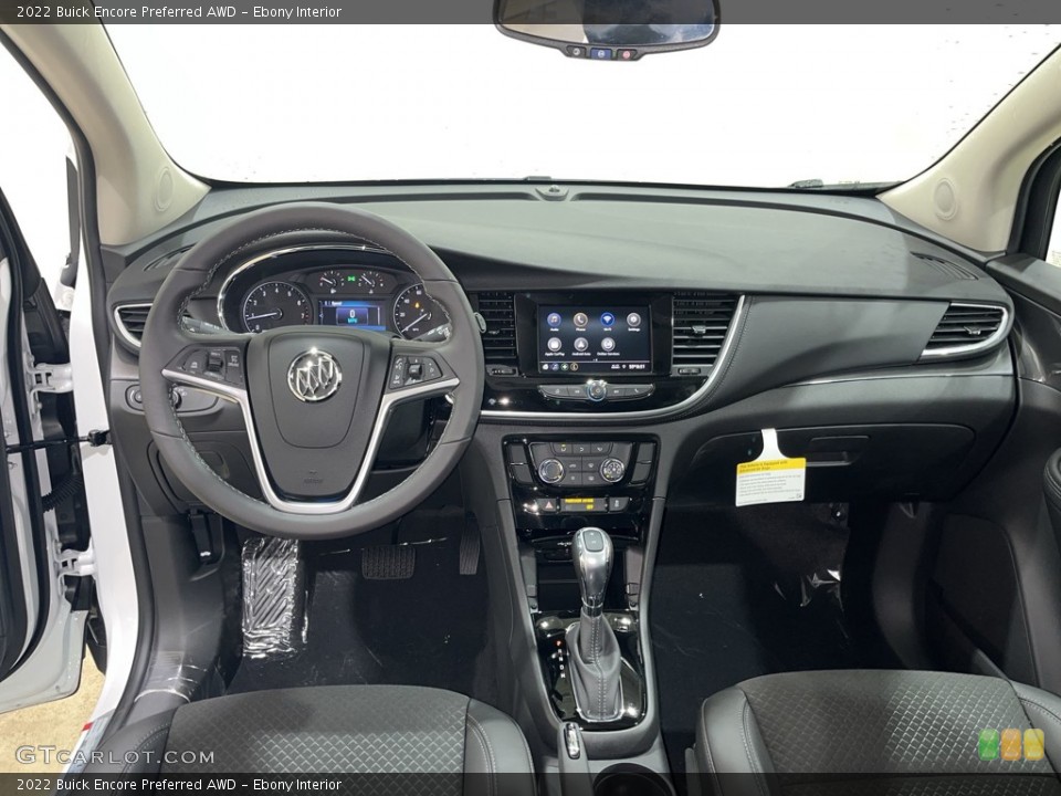 Ebony Interior Photo for the 2022 Buick Encore Preferred AWD #144069736