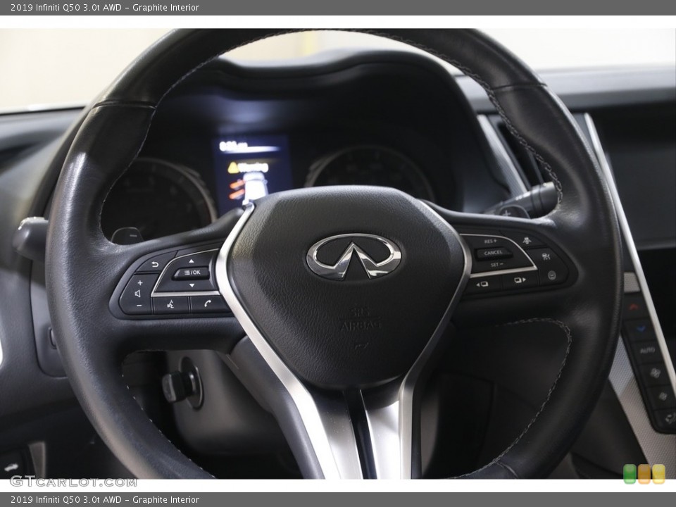 Graphite Interior Steering Wheel for the 2019 Infiniti Q50 3.0t AWD #144071372