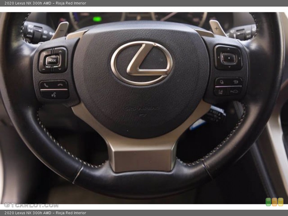Rioja Red Interior Steering Wheel for the 2020 Lexus NX 300h AWD #144074831