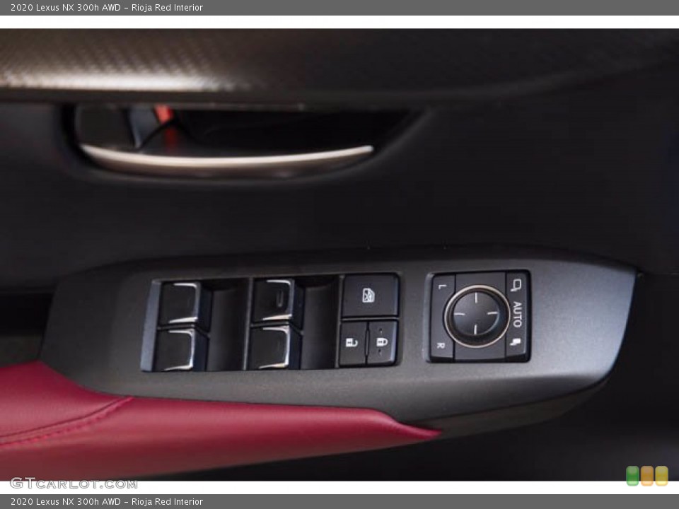 Rioja Red Interior Controls for the 2020 Lexus NX 300h AWD #144075059