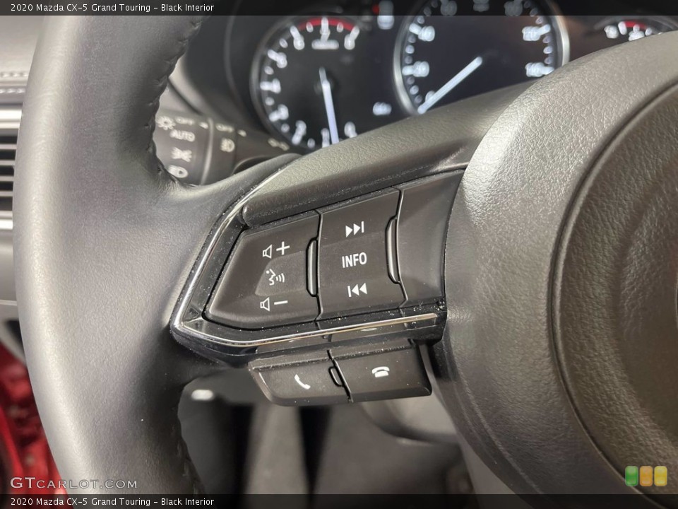 Black Interior Steering Wheel for the 2020 Mazda CX-5 Grand Touring #144079232