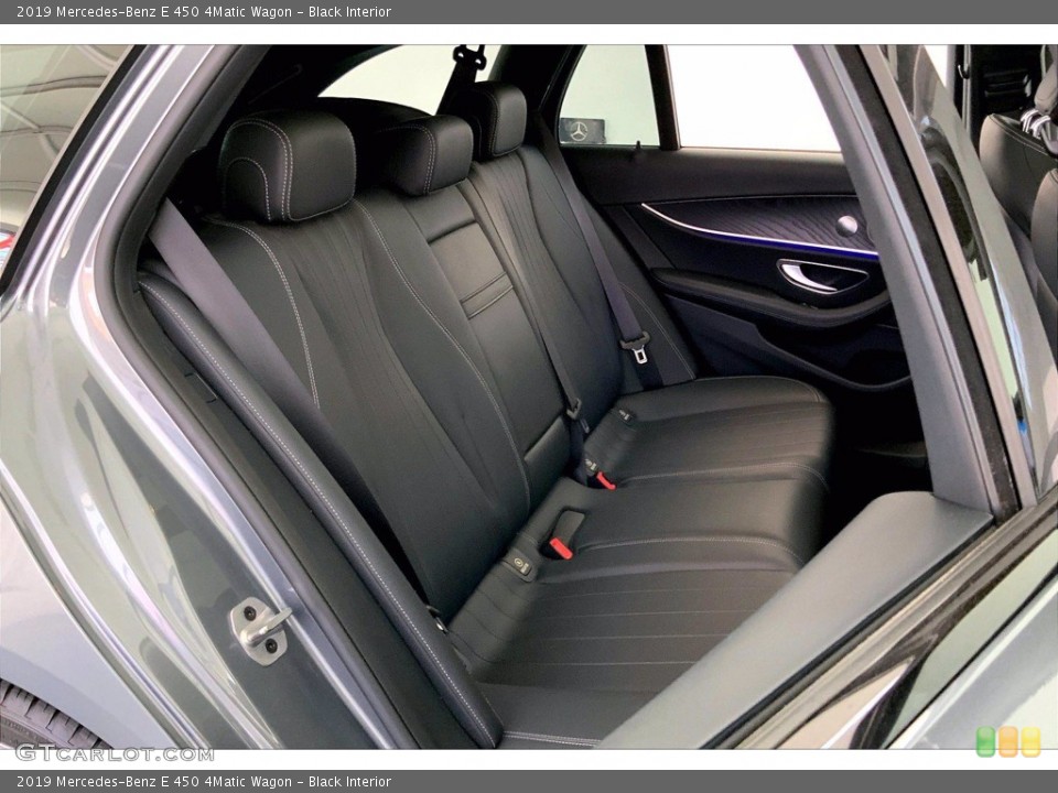 Black Interior Rear Seat for the 2019 Mercedes-Benz E 450 4Matic Wagon #144079496