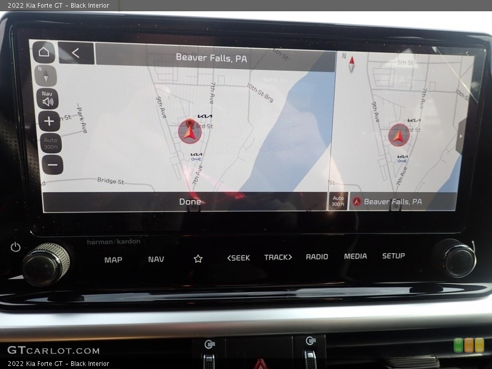 Black Interior Navigation for the 2022 Kia Forte GT #144080219
