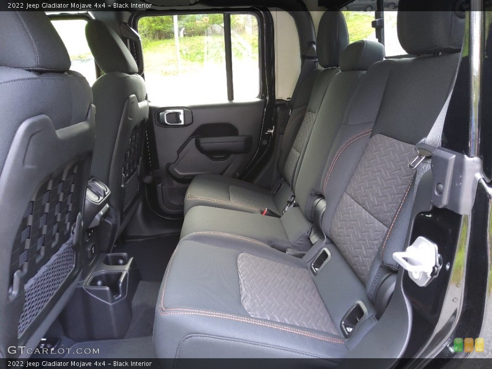 Black Interior Rear Seat for the 2022 Jeep Gladiator Mojave 4x4 #144080528