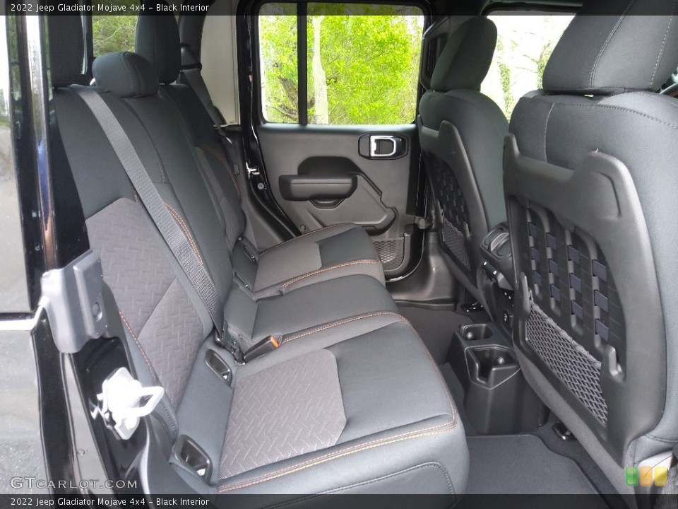 Black Interior Rear Seat for the 2022 Jeep Gladiator Mojave 4x4 #144080576