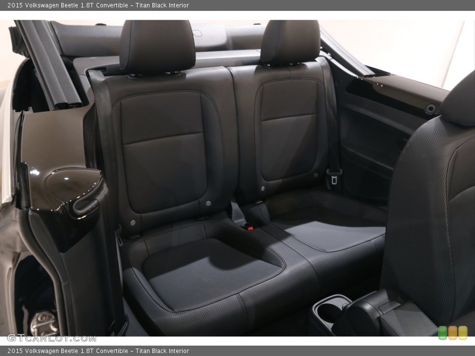 Titan Black Interior Rear Seat for the 2015 Volkswagen Beetle 1.8T Convertible #144080636