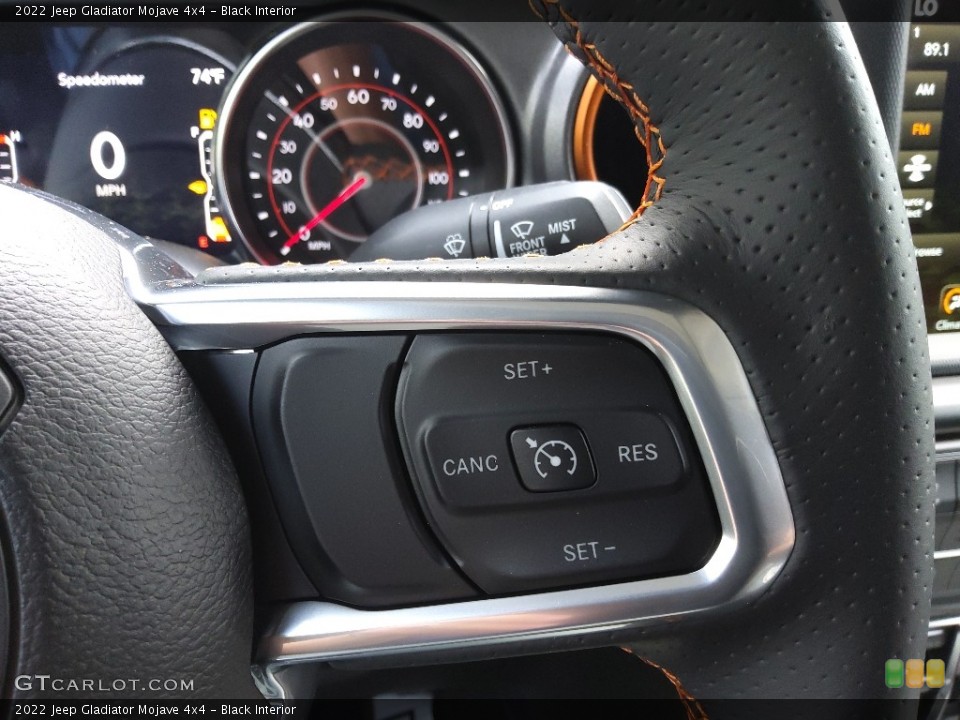 Black Interior Steering Wheel for the 2022 Jeep Gladiator Mojave 4x4 #144080666